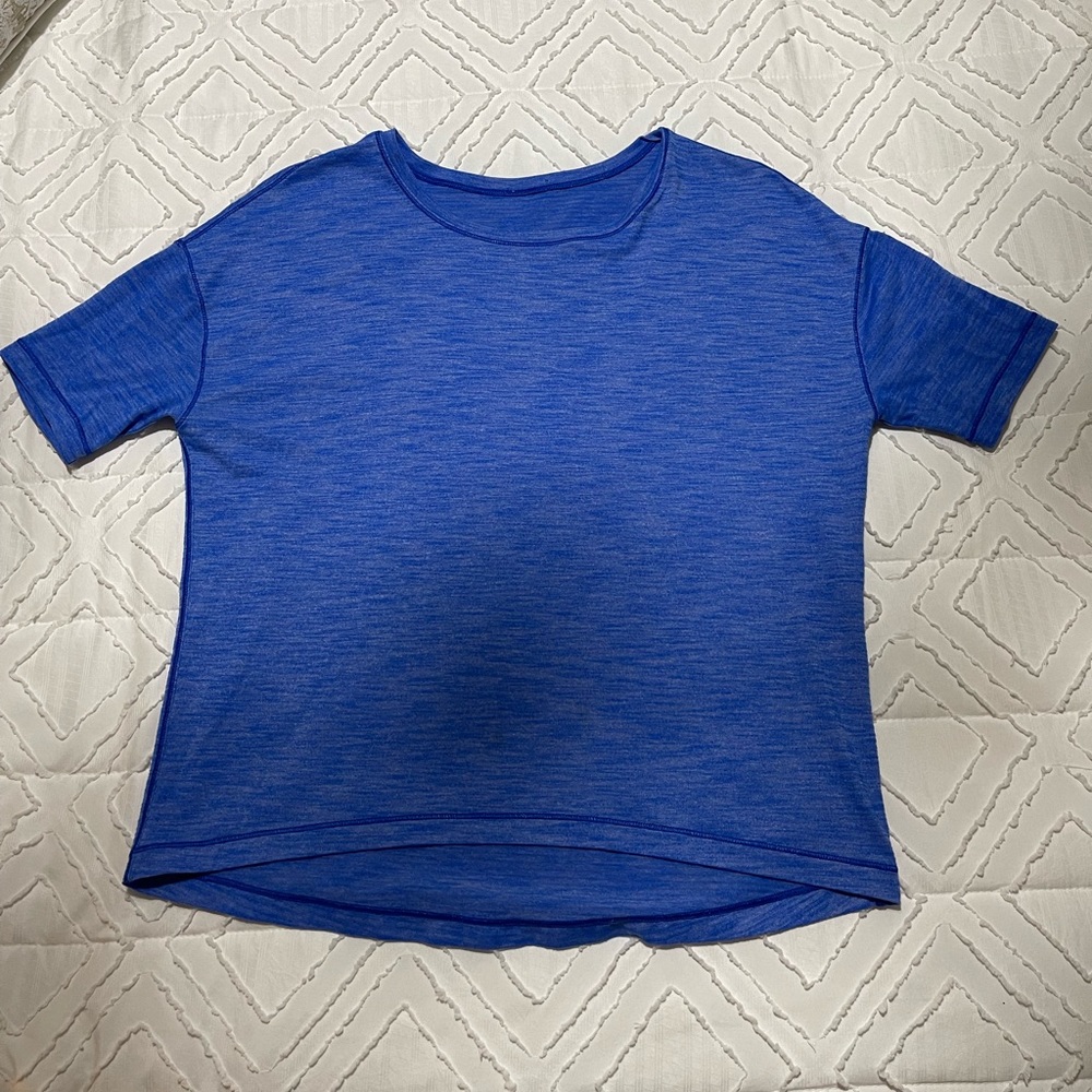 Blue Lululemon Tee